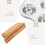 7 Moules Mini Tartes En Alu Cuisson Uniforme Argent 8