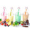 2Pcs White Silicone Straw Plugs Dustproof Drinking Straw Covers 2