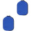 2Pcs Table Tennis Racket Bag Blue Protective Paddle Storage Case 5