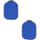 2Pcs Table Tennis Racket Bag Blue Protective Paddle Storage Case 8