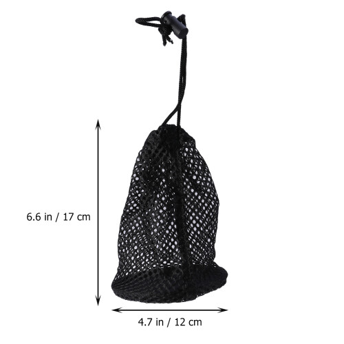 6Pièces De Rangement En Filet Nylon Noir Pour De Golf 2