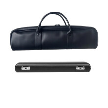 Leather Flute Case 16Hole Lightweight Shoulder Bag with Spacious Accessory Storage and Scratch Protection