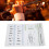 Trumpet Fingering Chart Small Note Guide Clear Reference Durable Art Paper for Beginners 2