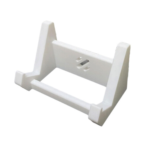 White Mechanical Keyboard Stand Ergonomic Holder Adjustable SpaceSaving Minimalist Desktop