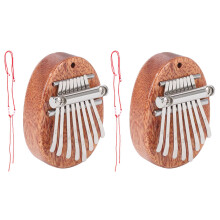 2X 8 Key Kalimba Exquisite Finger Thumb Piano Marimba Musical Good Accessory Pendant Gift