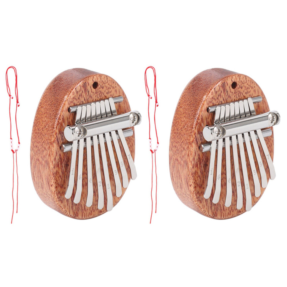 2X 8 Key Kalimba Exquisite Finger Thumb Piano Marimba Musical Good Accessory Pendant Gift 6033113221363
