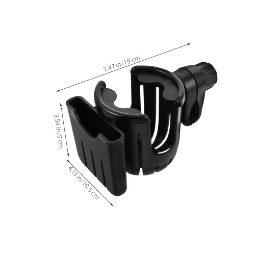 Support Compact Pour Poussette Fauteuil Roulant Noir 2