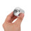 1Set Metal Push Button Toilet Flush Kit Silver Quick Open Valve for Rv 4