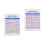 2Pcs Multi Guitar Chord Practice Chart Portable Guitar Finger Guide 6