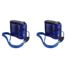 2X USB Emergency Hand Cranking Dynamo for Universal Charger Travel Charger Gadgets