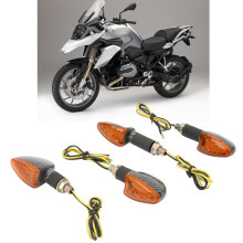 4PCS Waterproof Motorcycle Turn Signal Lights Universal Fit 10mm