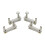 4Pcs Metal Violin Fine Tuners Set, Durable String Adjusters for Precise Pitch Control and Quick Winding 1