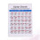 2Pcs Multi Guitar Chord Practice Chart Portable Guitar Finger Guide 11