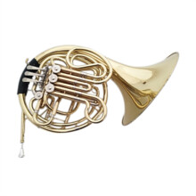 Beginner French Horn 4Key Double Row B Flat F Dual Key Student Brass with Accurate Tuning
