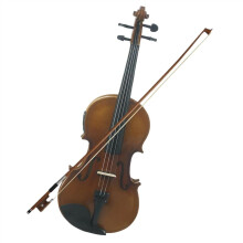 Full Size 4/4 Maple Electric Violin Set for Professional Performance Stage and Studio Log Color