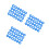 72Pièces Joint Bouteille Silicone Bleu Usage 6