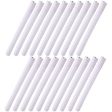 LED-Leuchtstäbe aus weichem Schaumstoff, 22er-Packung, sichere Leuchtstäbe für Partys, Clubs, Hochzeiten und Outdoor-Aktivitäten, Weiß (48x4x4cm)
