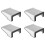 4X Sun Shade Protective Cap Camera Top Cover Security Camera Cover Shield Camera Housing Cover Rain Protector 1