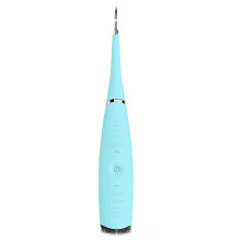 Sonic Tooth Calculus Cleaner with 5 Intensity Levels, Portable Blue 190mm Design for Daily Tartar Plaque Control, Helps Prevent Stains