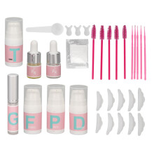 2-in-1 Wimpern- & Augenbrauenlift-Tint-Set 37ml Schwarz Profi Komplett