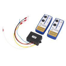 Kit di controllo remoto wireless per impieghi gravosi da 12 V, compatibile con verricelli fino a 17000 libbre, portata di 30 m, doppio telecomando.