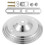 4Sets Silver Iron Ceiling Light Canopy Plates for Lamps 2