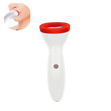 Automatic Lip Plumper with 500mAh Battery, USB Rechargeable, Portable Design for Lip Care, 18x5.6x3.3cm White