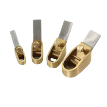 4 Piece Luthier Finger Planes Set Brass Flat Bottom Precision Tools for Guitar and Violin