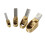 4 Piece Luthier Finger Planes Set Brass Flat Bottom Precision Tools for Guitar and Violin 1
