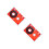 2Pièces Cassette Audio Rouge Plastique Pour Interview 60 Min 8