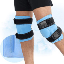 Herbruikbaar warm/koud gel-ijspak voor knieën en schouders, flexibel, groot pijnstillend pak voor sportblessures en zwellingen.