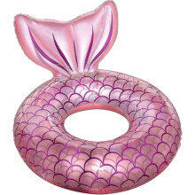 Flotador de sirena para adultos, accesorio para fotos de PVC grueso, 99 cm (39,3 pulgadas)