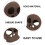 1Pc Dark Brown Ceramic Shrimp Hiding House Fish Decor 8