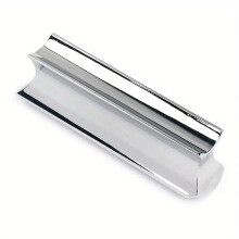 Stainless Steel Guitar Slide for Setup and Play, Dual Purpose Luthier Tool, Silver
