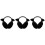 3Pcs Black Winter Mask Earmuffs Warm Breathable Face 4