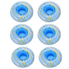 Soporte flotante para bebidas en la piscina, estante de PVC duradero de 21 cm, diseño inflable, portátil y fácil de limpiar.