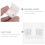 Practical Brace White 100set 1.2x1.2x1.2in 6
