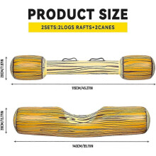 Balsa inflable para 2 personas, ideal para juegos de batalla acuática, flota estable y fácil de guardar. ¡Diversión al aire libre en verano!