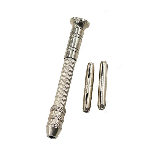 Mini Hand Drill with Interchangeable Collet System for Guitar  and Small Crafts