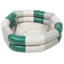 Aufblasbares Kinderbecken aus verdicktem PVC-Material, 87 cm quadratisches Design für Familienspiele und Eltern-Kind-Interaktion