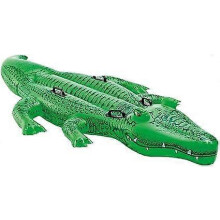 Colchón inflable gigante con forma de cocodrilo para dos personas, ideal para la piscina, para adultos y niños. ¡Diversión acuática de verano!