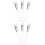 6Pcs Contouring Nose Brushes Multi Color Ps Handle for Nose Makeup 6