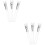 6Pcs Contouring Nose Brushes Multi Color Ps Handle for Nose Makeup 7