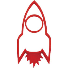 Rocket Shaped Silicone Cooking Mold, Microwave and Dishwasher Safe, for Eggs, Pancakes Mini Cakes, Non-Stick Easy Clean Breakfast Tool