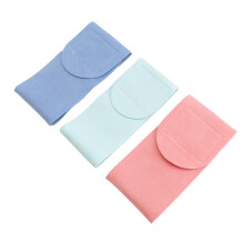 Set di 3 PASSANTI Rivanzo per il, Piega del Collo, Gel Lavabile, Blu Rosa Ciano