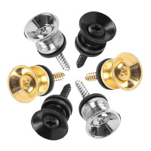 6PCS Alloy Guitar Strap Locks with Mounting Screws for Acoustic Electric Bass Ukulele Quick Release