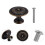 2Pcs Coffee Cupboard Knobs Vintage Drawer Handles for Gift Boxes 7