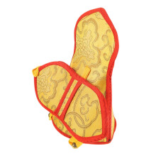 Compact Yellow Storage Bag 17x14cm Small Travel Organizer Pouch for Accessories and Gadgets