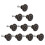 2Pcs Coffee Cupboard Knobs Vintage Drawer Handles for Gift Boxes 8