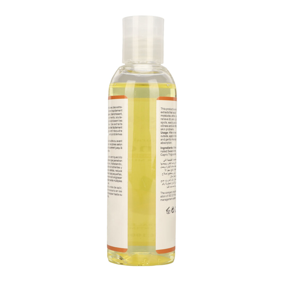 100ml Organic Moisturizing Massage Oil Sweet Almond Herbal Hydrating Nourishing